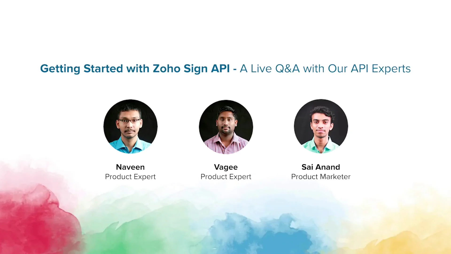 Getting started with zoho sign api on vimeo