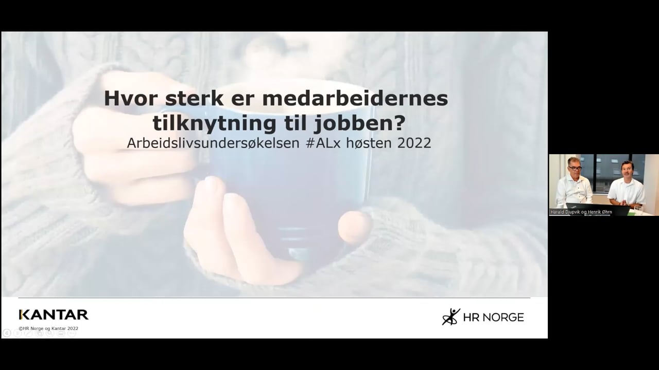 Hvor sterk er medarbeidernes tilknytning til jobben?