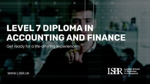 Diploma in Accounting and Finance – Level 7 - LSBR.UK