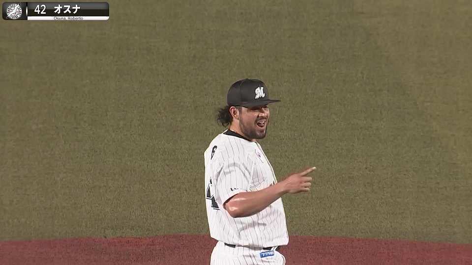 【抜群の安定感】オスナ『1回無失点で今季4セーブ目』