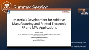 Challenge: suitable printable dielectric for  RF and MW devices 