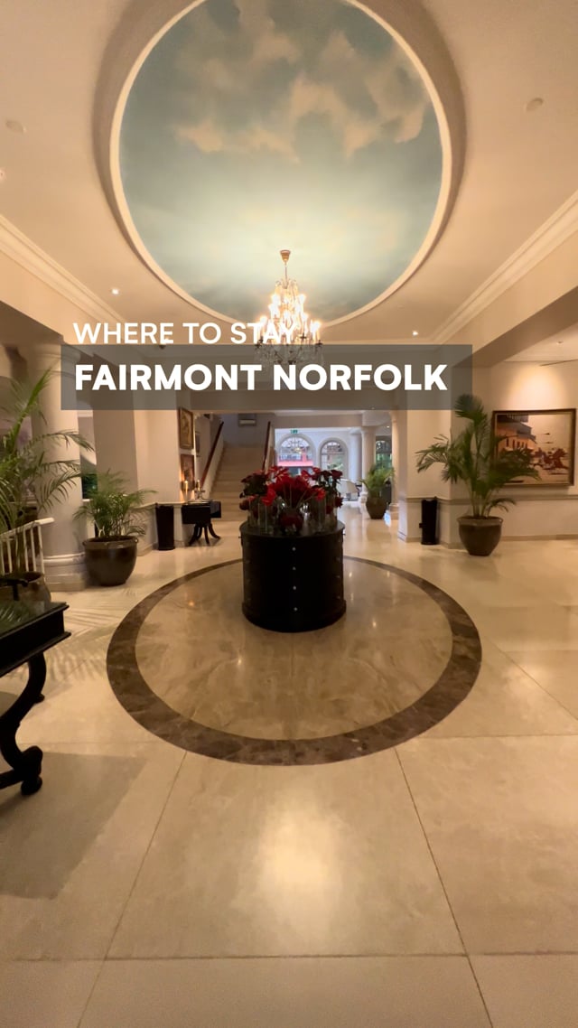 Fairmont Norfolk with Natural World Kenya