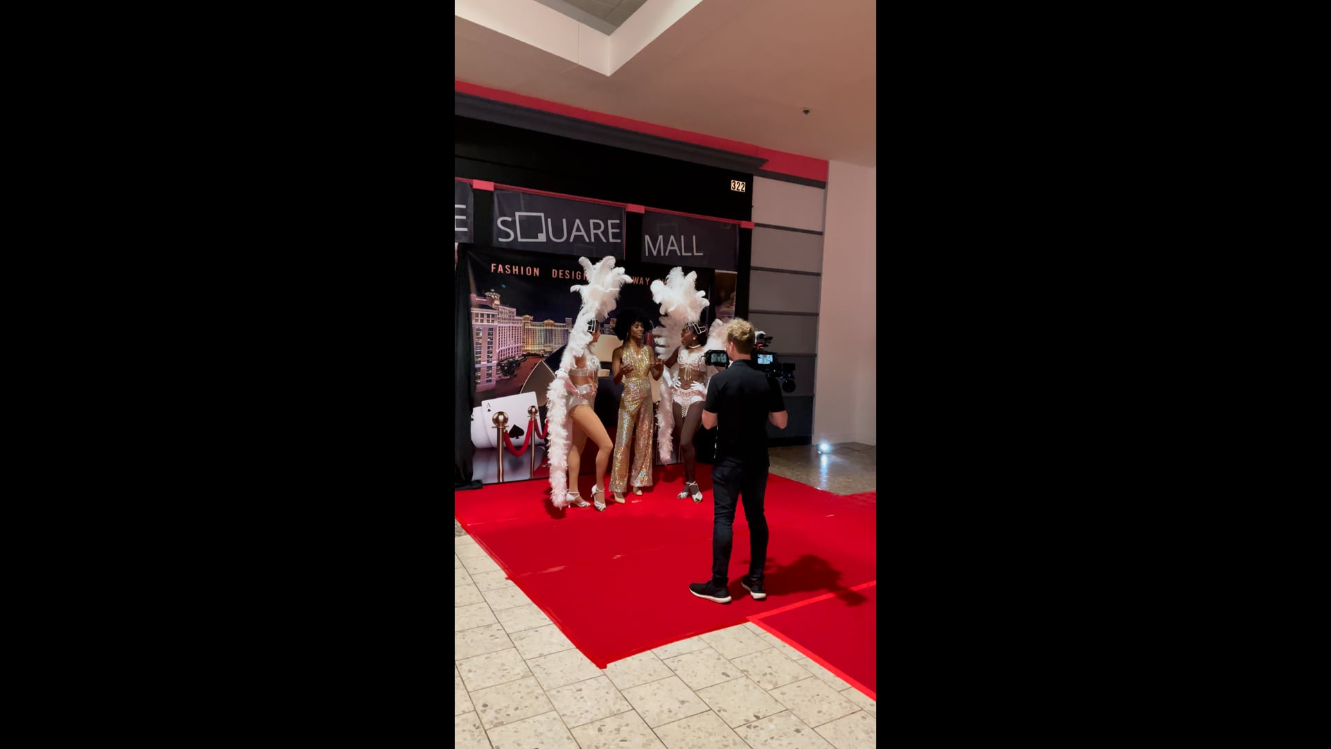 Showgirls on Red Carpet