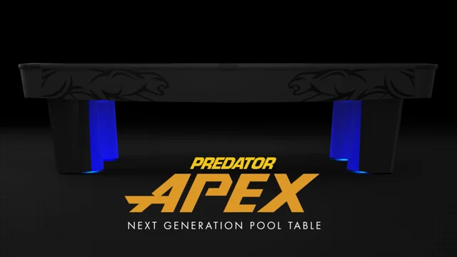 Predator Apex 9ft Pool Table - Seybert's Billiards Supply