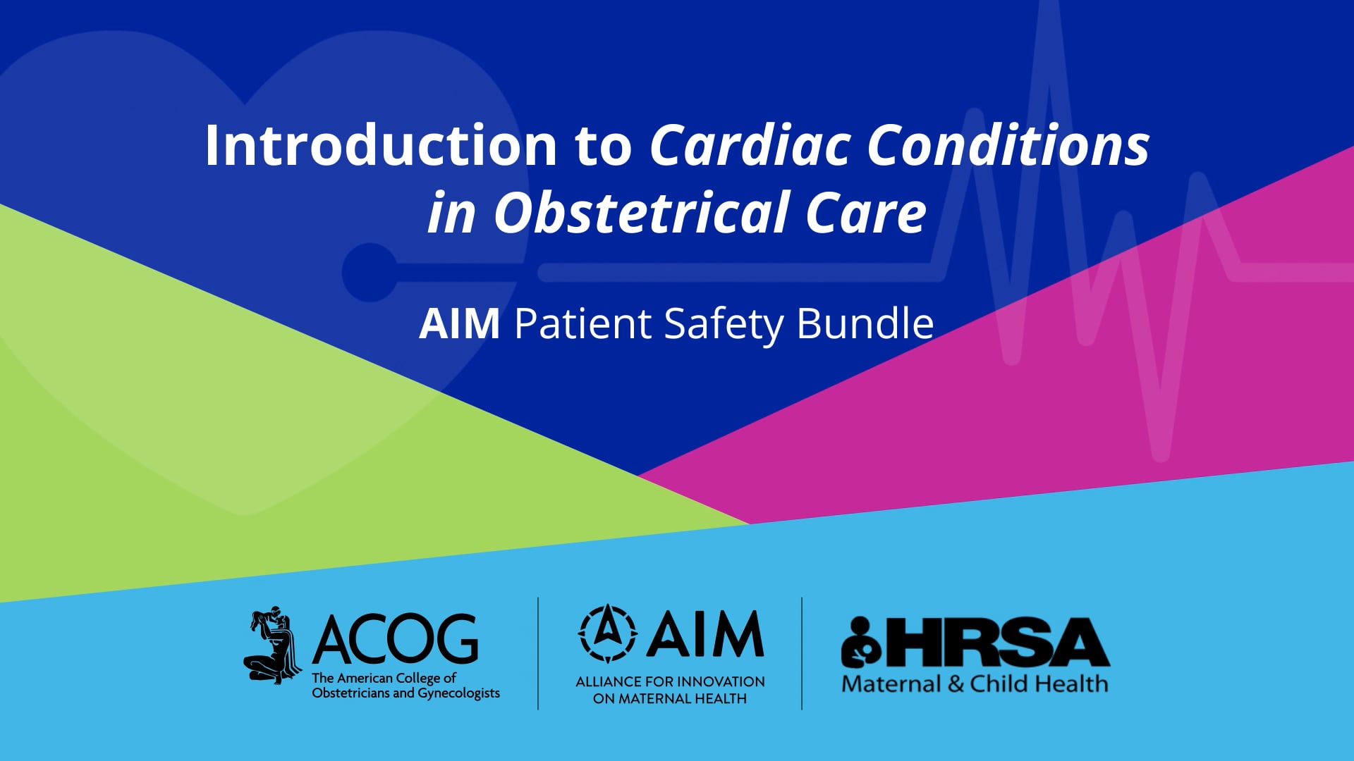 Introduction To Cardiac Conditions In Obstetrical Care: AIM Patient ...