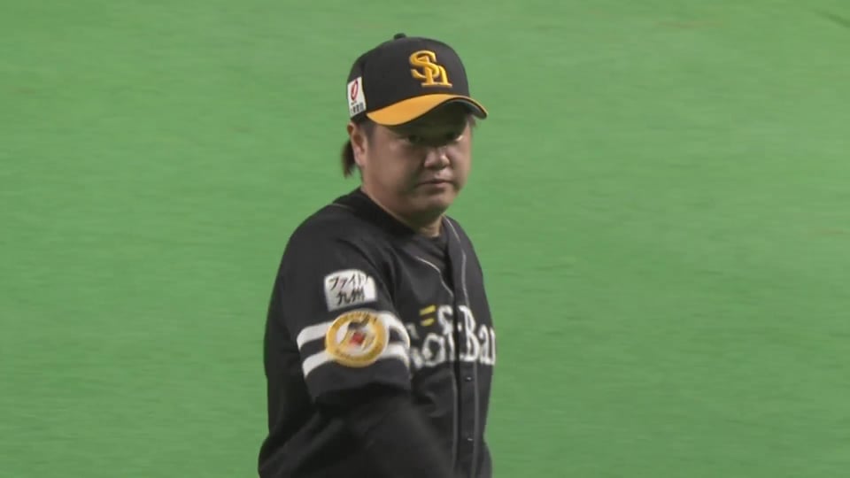 【6回裏】ホークス・津森宥紀 相手打線を3者凡退に抑える好リリーフ!! 2022年8月27日 北海道日本ハムファイターズ 対 福岡ソフトバンクホークス