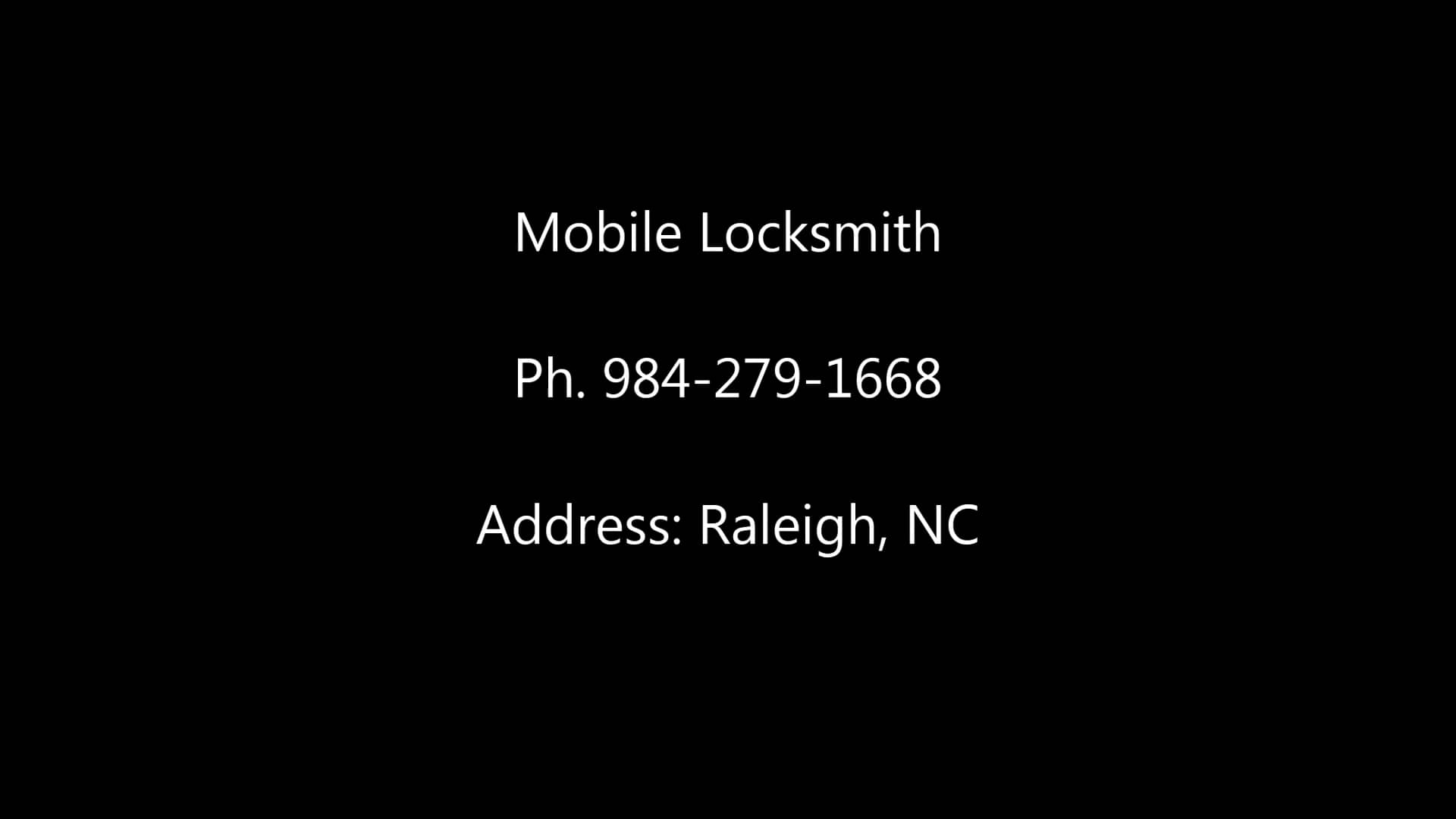 Mobile Locksmith Near Me on Vimeo