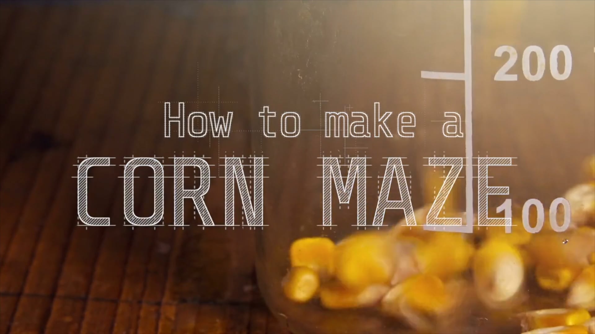 Skitts Farms How To Make A Corn Maze HD 1080p on Vimeo