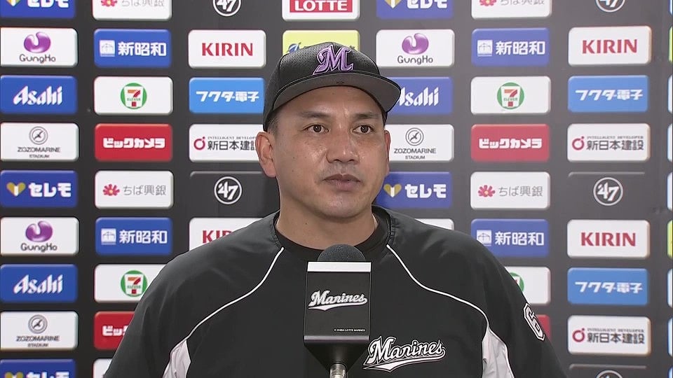 8月28日 マリーンズ・井口資仁監督 試合後インタビュー