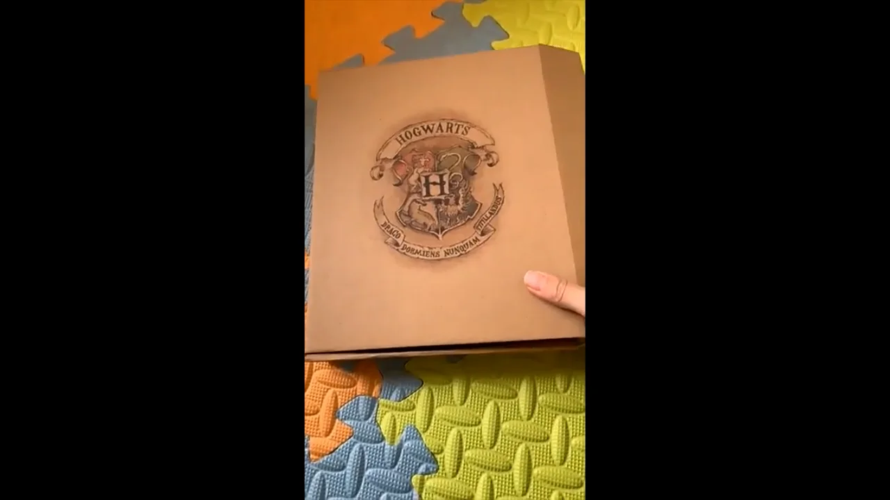 Vintage Harry Potter Leather Journal Unboxing on Vimeo