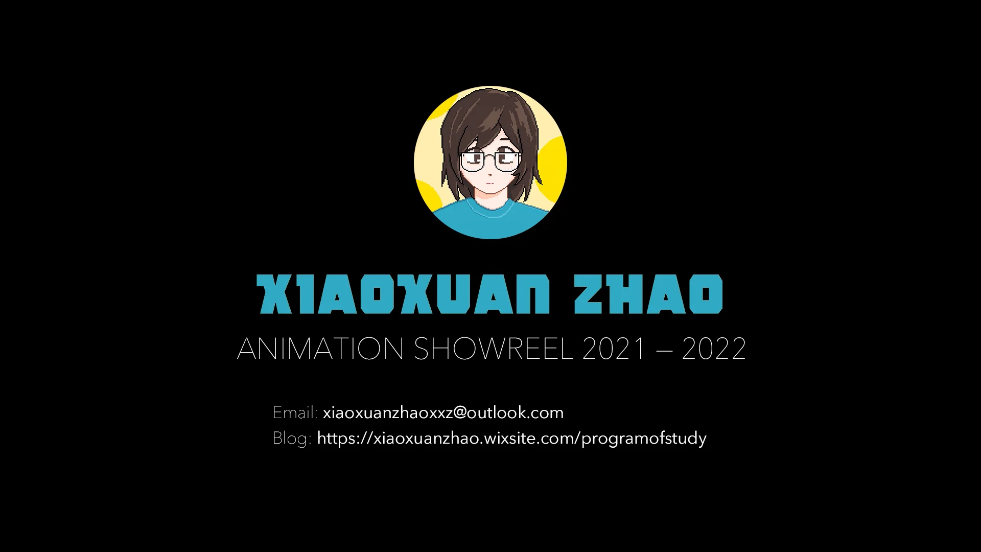 Xiaoxuan Zhao Animation Showreel 2021-2022 on Vimeo