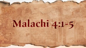 Malachi 4:1-5