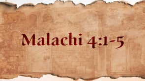 Malachi 4:1-5