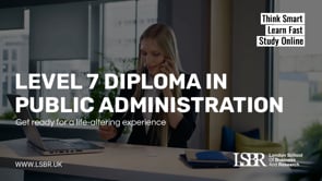 Diploma in Public Administration – Level 7 (Fast Track) 
