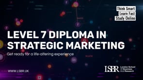 Diploma in Strategic Marketing – Level 7