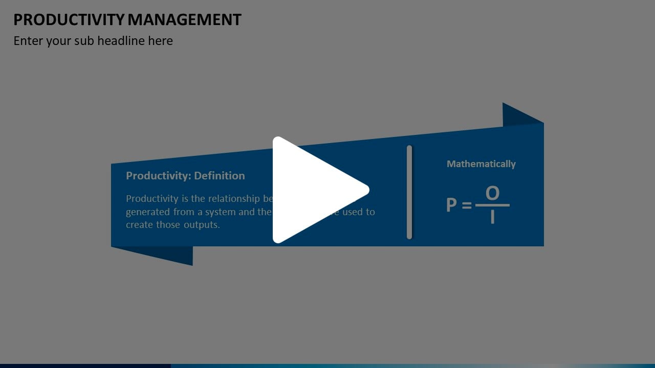 Productivity Management Animated Presentation - SketchBubble on Vimeo