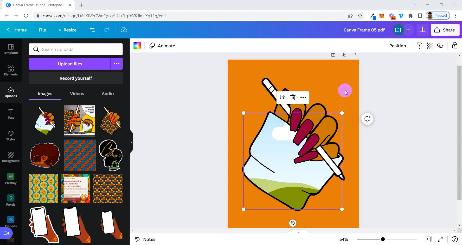 Canva Frame Demo on Vimeo