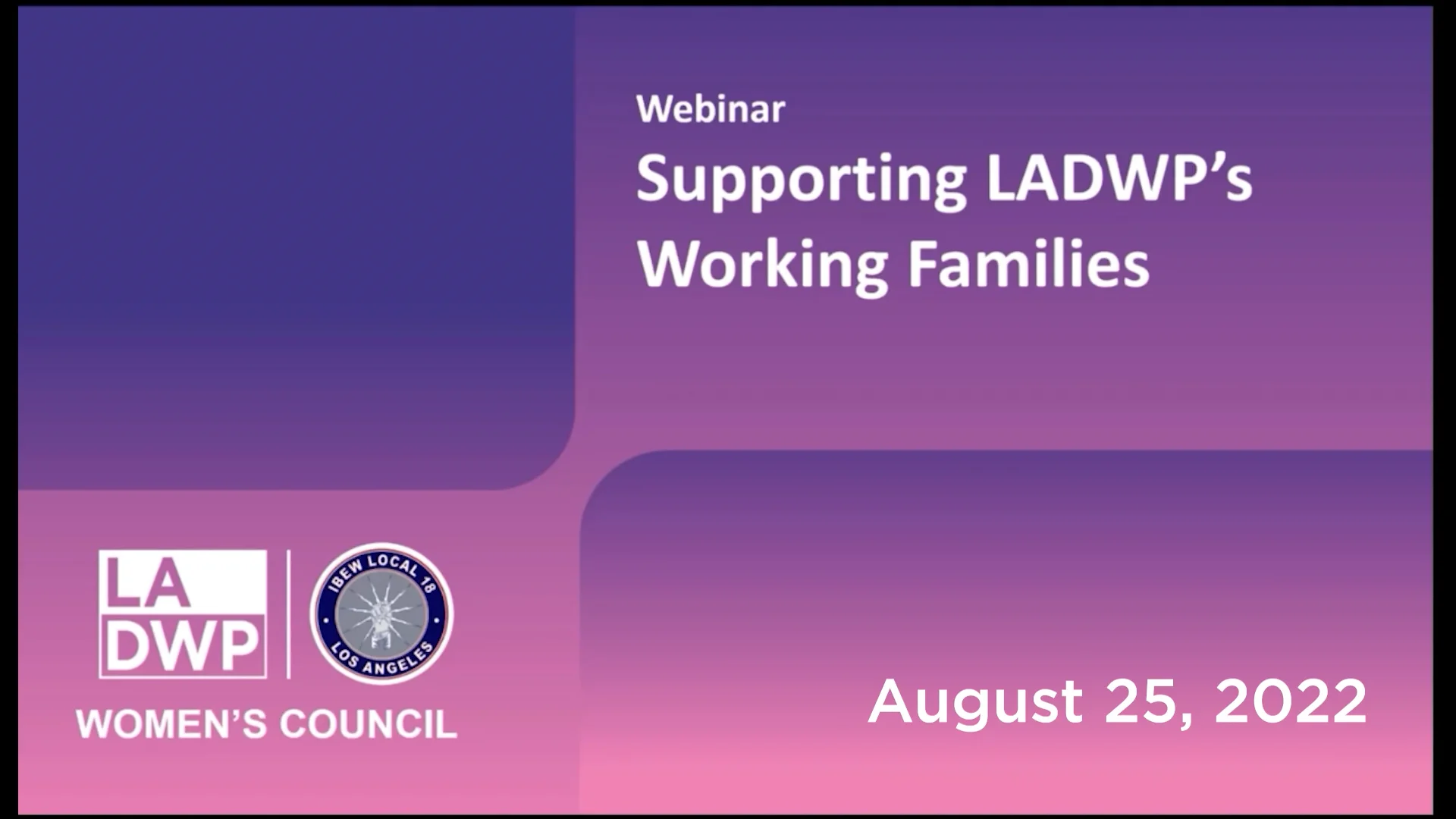 LADWP Supporting Our Working Families