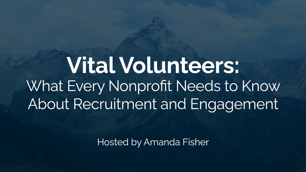 Volunteer Recruitment and Engagement (Member Panel)