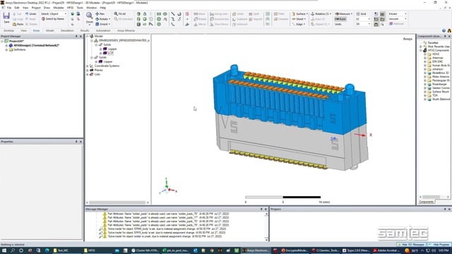 Encrypting Ansys® 3D Components from Samtec