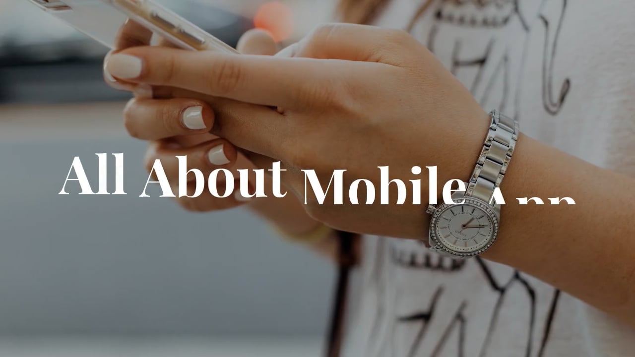 Best Mobile App Development Company | Master Infotech on Vimeo
