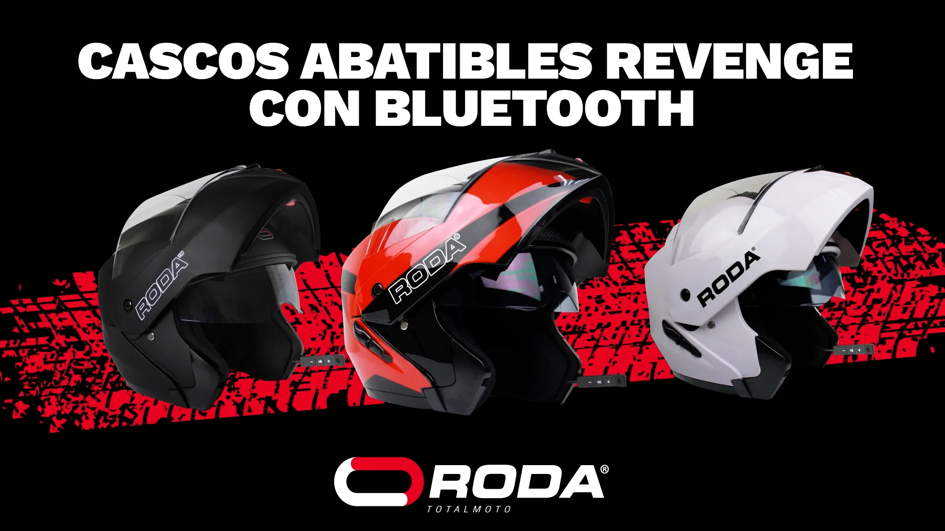 Casco de best sale moto roda