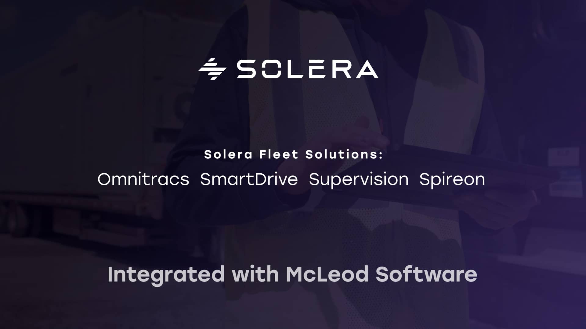 Solera Fleet Solutions and McLeod Integration on Vimeo