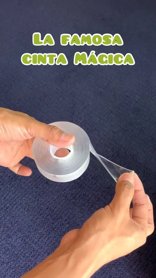 Los increíbles usos del famoso 'nano tape' tan de moda