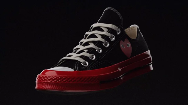 The collaboration between Converse and Comme des Garçons