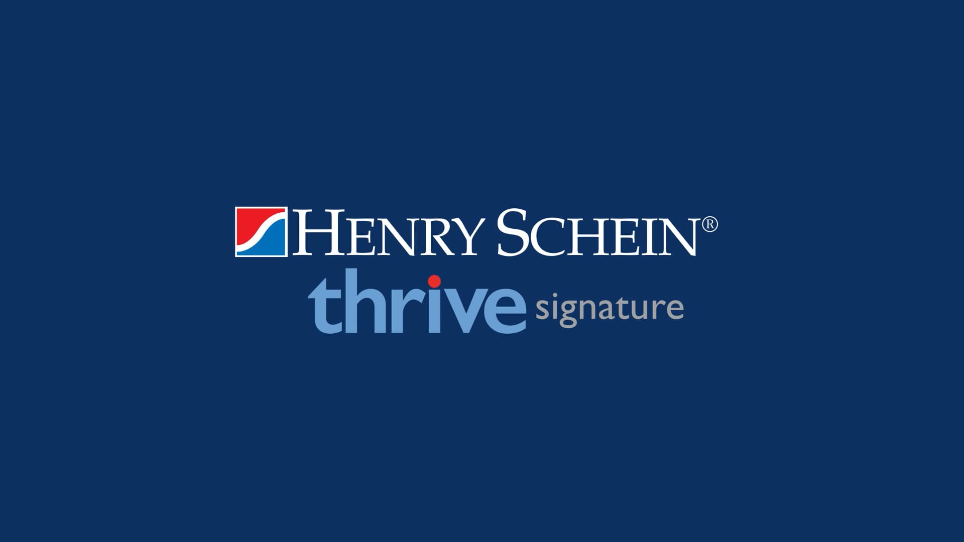 Henry Schein Thrive Signature Membership Program on Vimeo