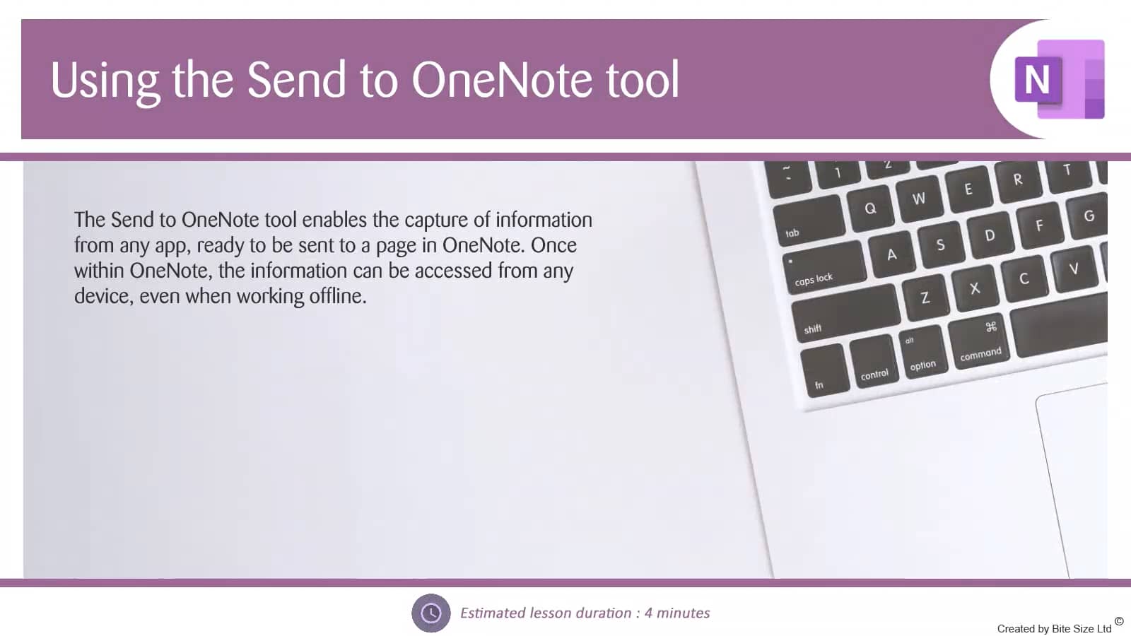 Ms onenote using the send to onenote tool on vimeo