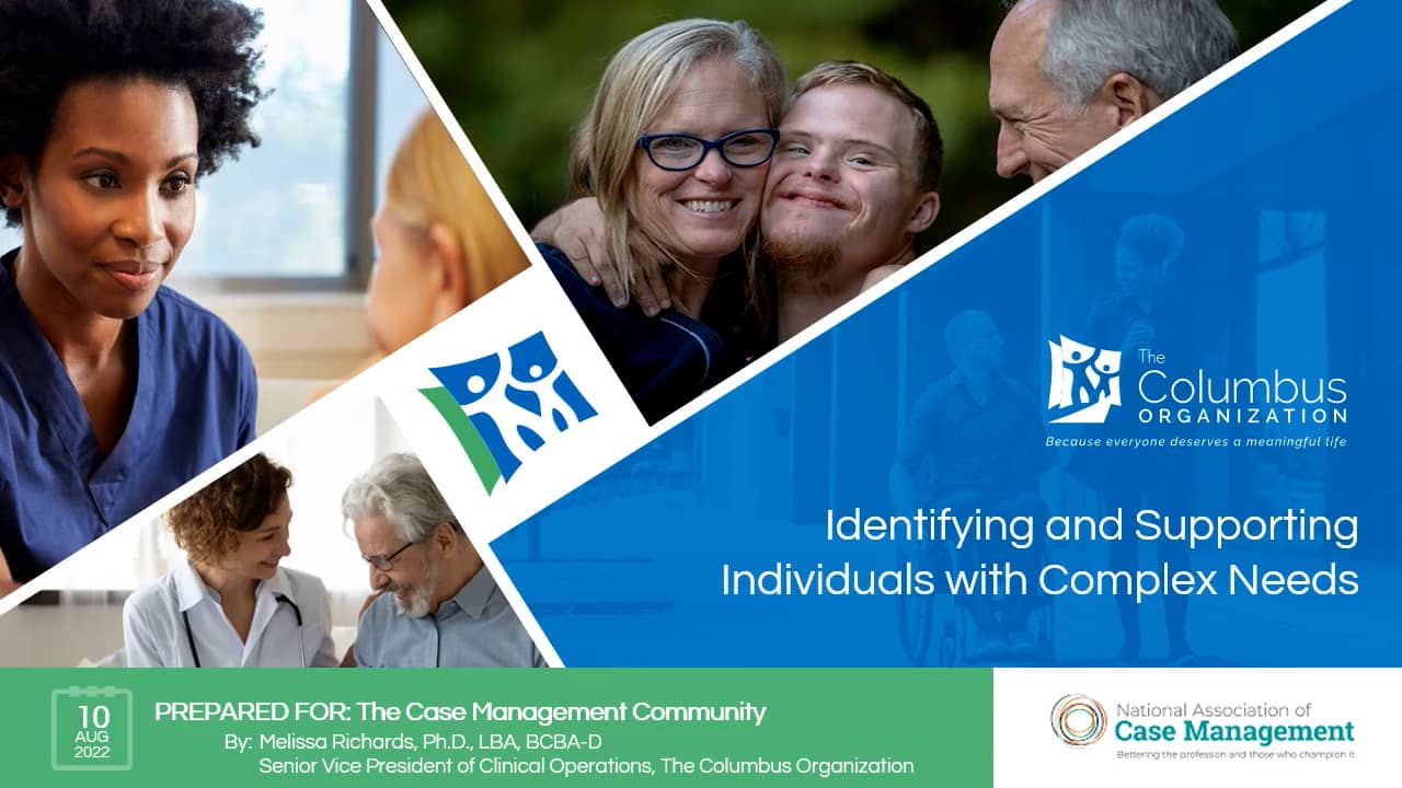 Identifying and Supporting Individuals with Complex Needs Webinar on Vimeo