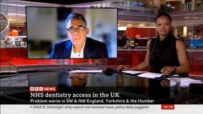 Shawn Charlwood speaks to the BBC about NHS dentistry access