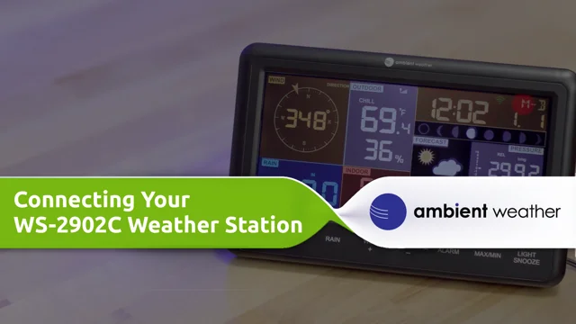 Ambient Weather Station météo sans fil à 7 canaux avec température ambiante  et humidité intérieure / extérieure, compatible avec Alexa, blanc - Wayfair  Canada
