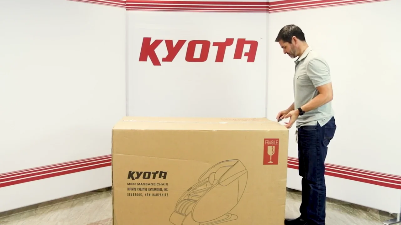 Kyota M680 Kaizen Massage Chair Assembly