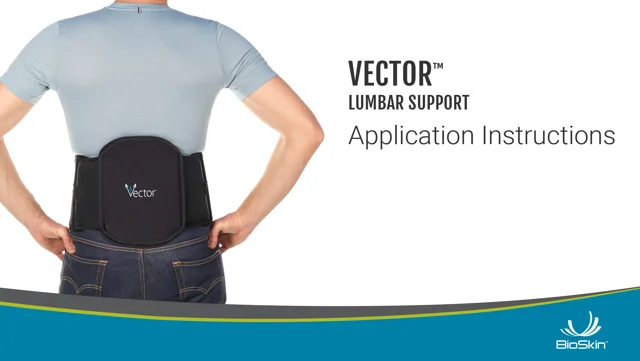 Vector Lumbar Support | BioSkin Innovative Bracing Solutions