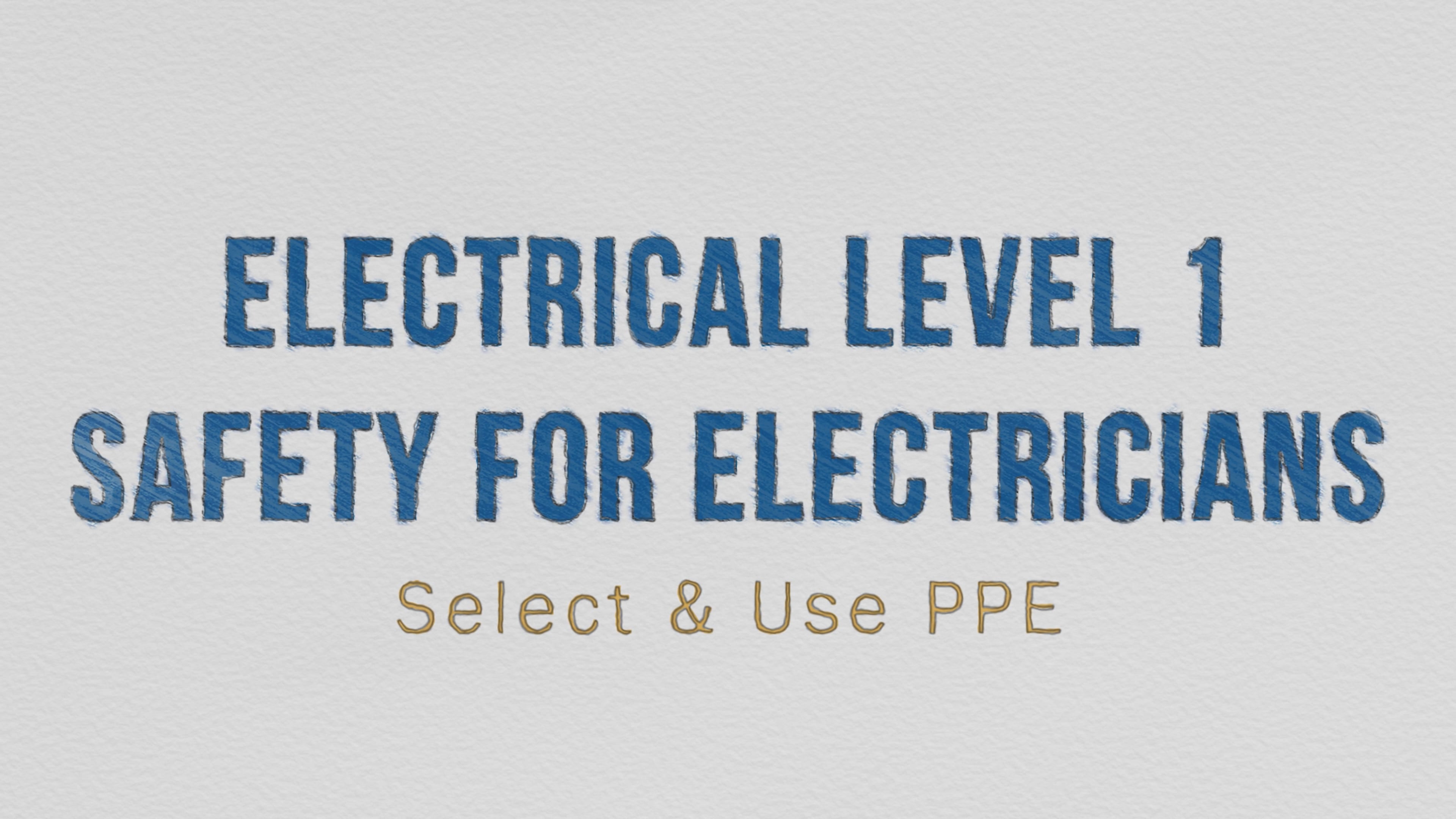 Selecting and Using Proper PPE (Electricians) on Vimeo