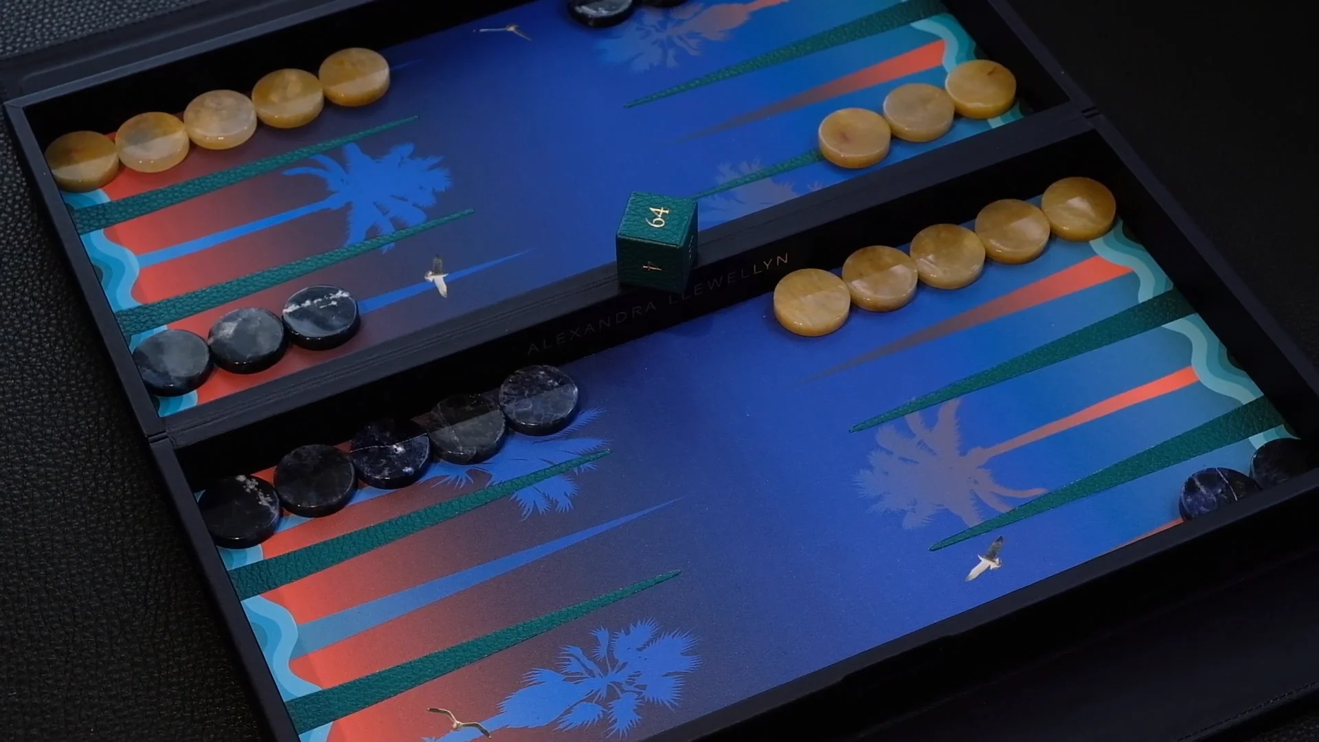 Dusk Travel Backgammon Set | Alexandra Llewellyn