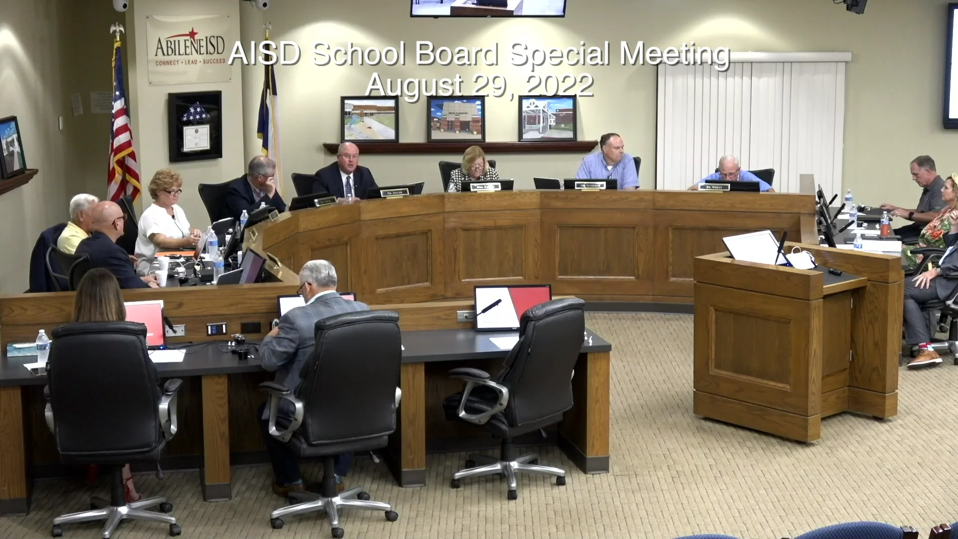 AISD School Board Special Meeting (Tax Rate Workshop - August 2022).mov ...