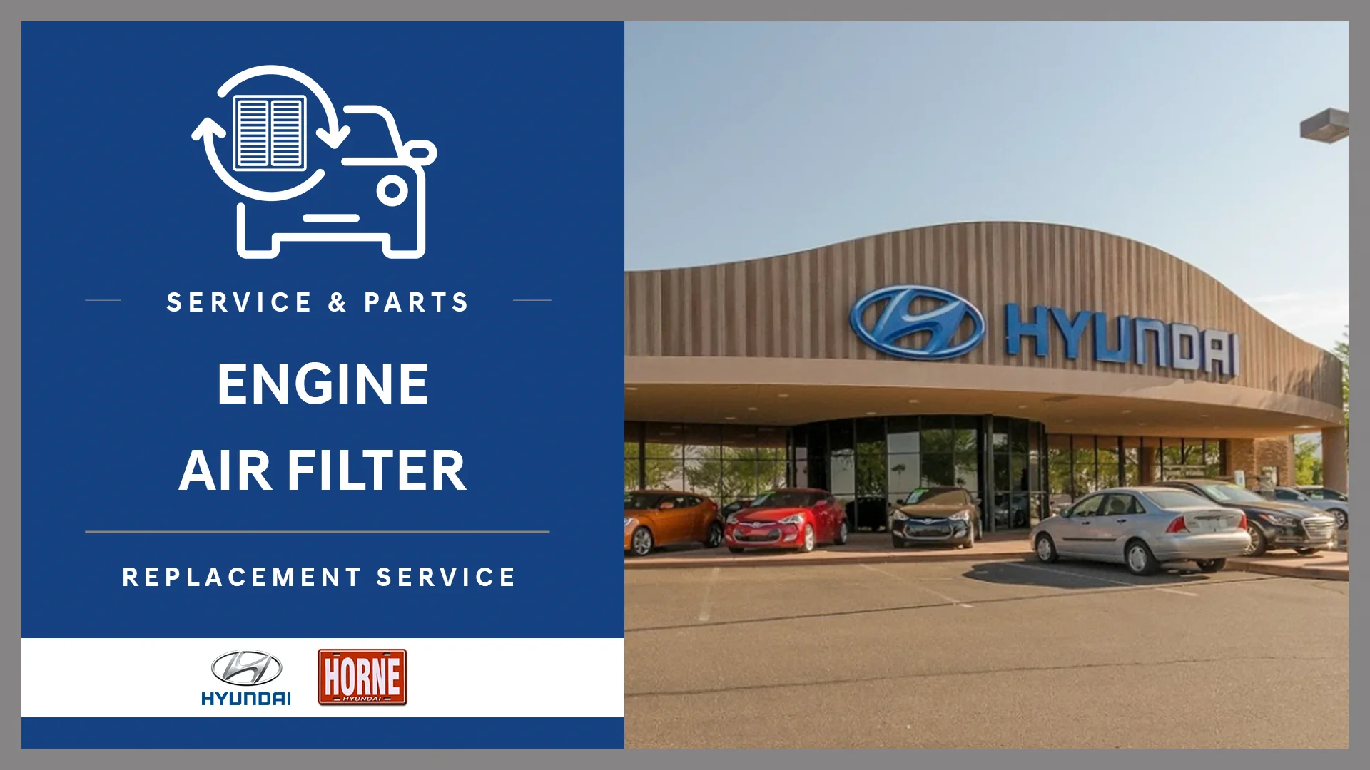Hyundai Engine Air Filter Replacement Apache Junction, AZ // Horne