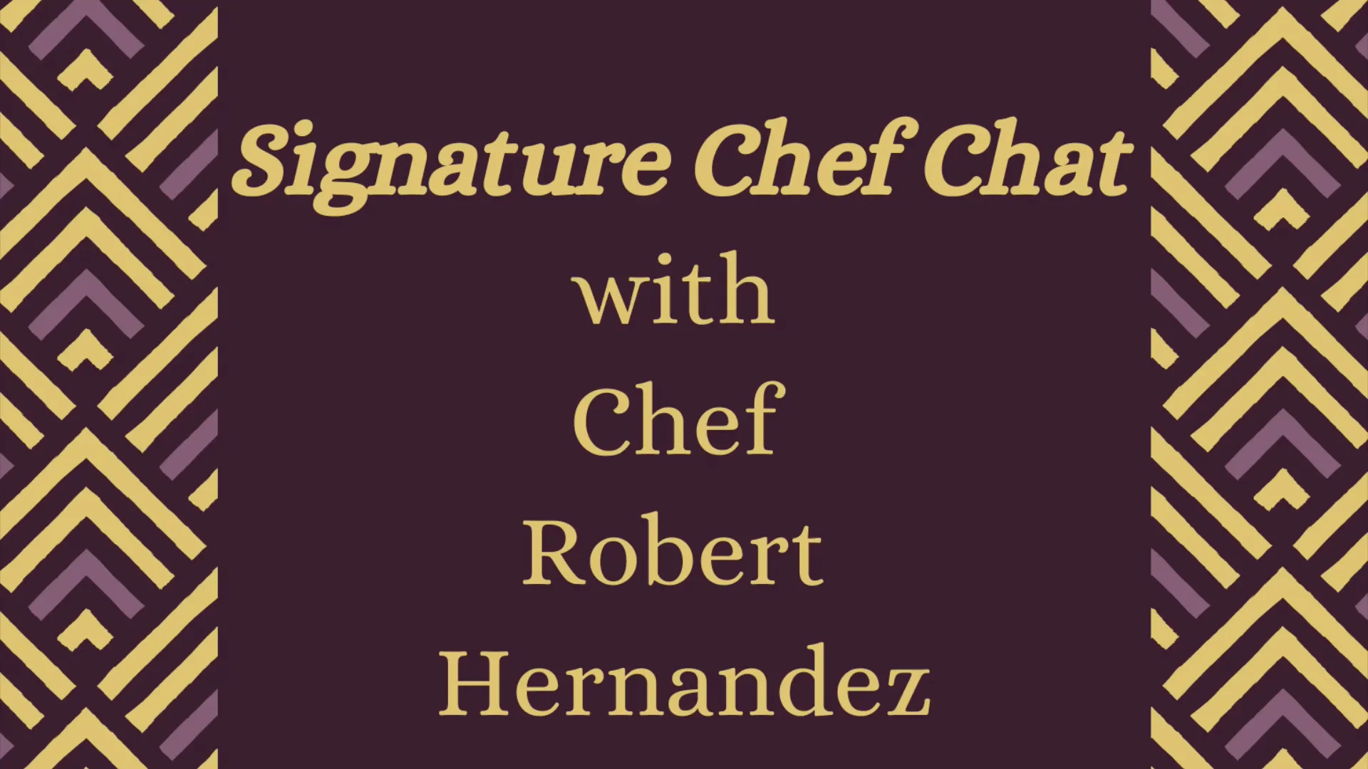 Signature Chefs Chat - Pignettis on Vimeo
