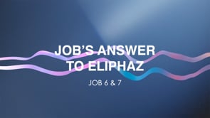 Job's Answer to Eliphaz