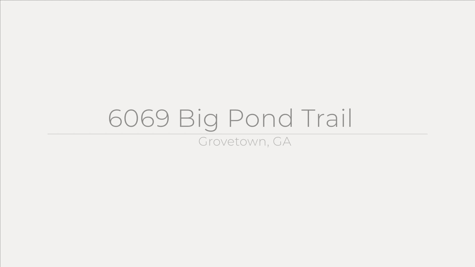 6069 Big Pond Trail, Grovetown, GA on Vimeo
