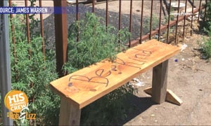 He Builds Benches for the Homeless