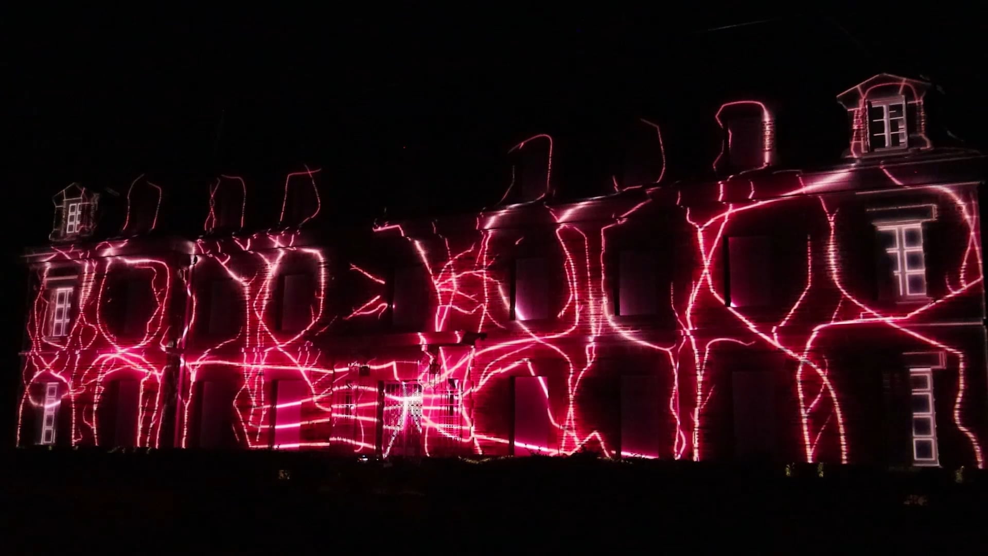 Video mapping @La Richardière - extraits / août 2022