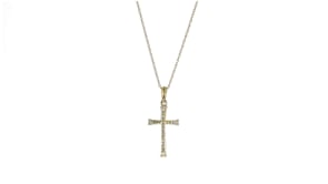 10 ct. t.w. Diamond Cross Pendant Necklace in 14kt Yellow Gold