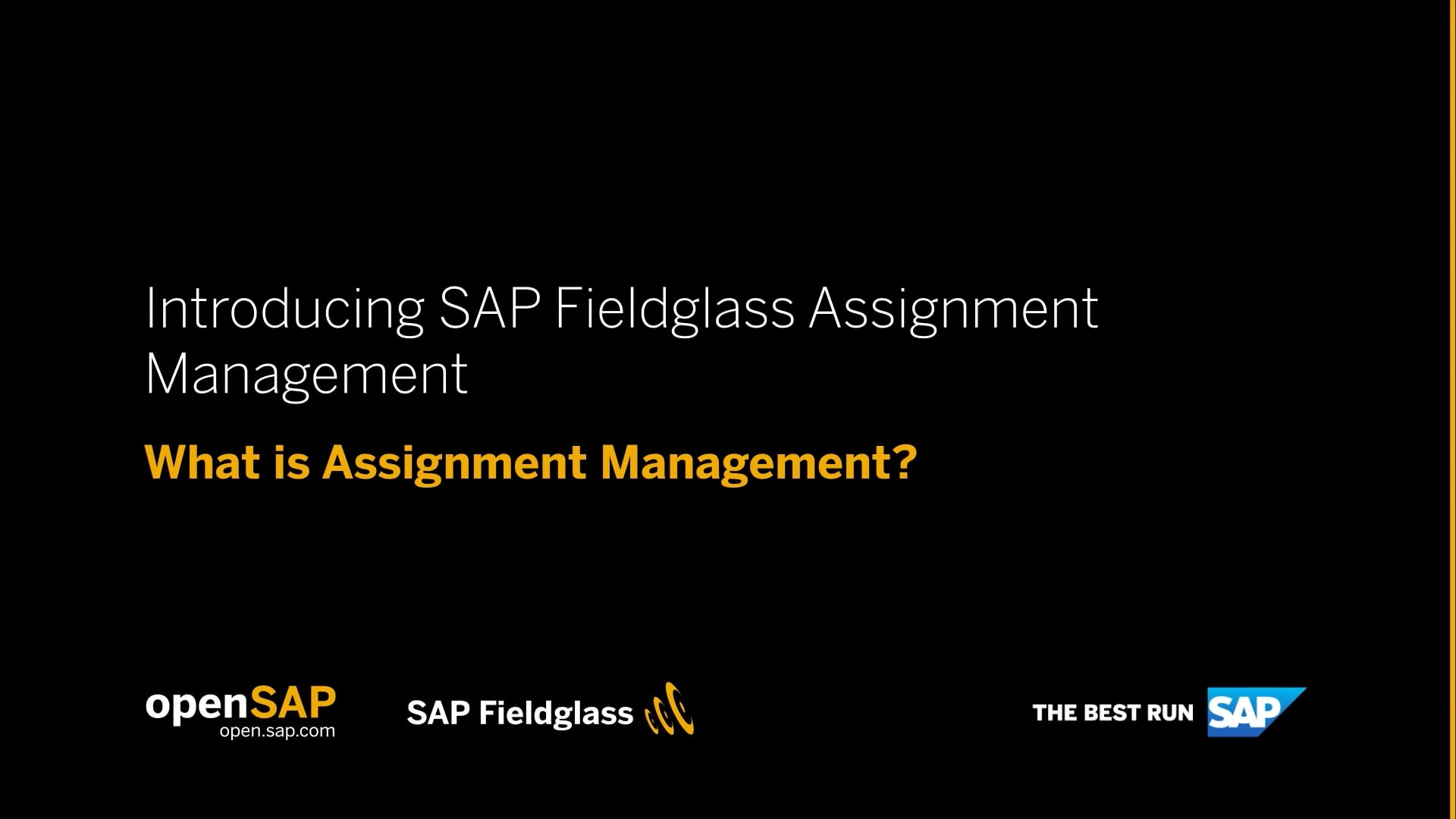 assignment management in sap fieldglass