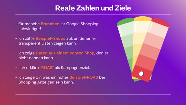 Reale Zahlen und Ziele