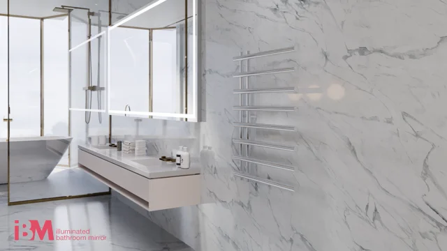 Leto Towel Warmer in Chrome 33 X 24