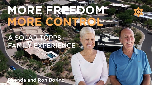 The Borino family from Scottsdale, AZ share their experience going solar with Solar Topps.